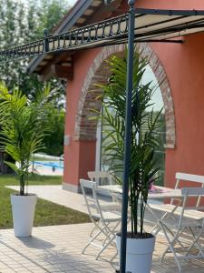 Zahrada ubytování B&B casa Belvedere