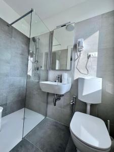 Koupelna v ubytování Hotel Terramare