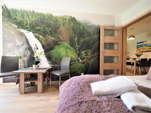 Posezení v ubytování VIP Apartamenty Centrum