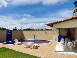 Bazén v ubytování Condomínio Dunas Residence - Casa 7 ou Casa 10 - Santo Amaro - MA nebo v jeho okolí