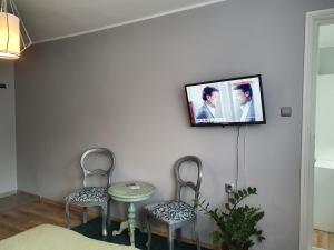 TV a/nebo společenská místnost v ubytování Mira