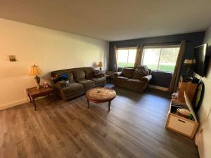TV a/nebo společenská místnost v ubytování Rustic Girdwood Condo