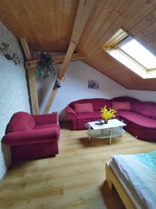 Istumisnurk majutusasutuses Apartmán v Srní