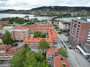 Pemandangan dari udara bagi Prästgatanett Apartments