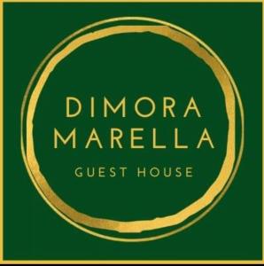 a green sign that reads dimora marbella guest house at DIMORA MARELLA Patrica - Frosinone in Patrica