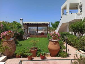 A garden outside Marina Villa