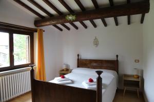 Кровать или кровати в номере Casa La Gorga