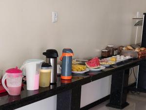Επιλογές πρωινού για τους επισκέπτες του Pousada e restaurante portofolhense