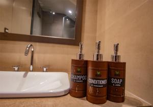 Phòng tắm tại Saska Boutique Hotel