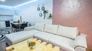 Kuchyň nebo kuchyňský kout v ubytování Alpin Apartments Vlašić