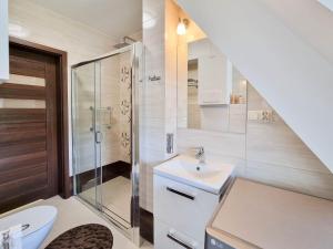 Koupelna v ubytování visit baltic - Apartament Teresa