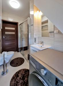 Koupelna v ubytování visit baltic - Apartament Teresa
