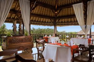 Restaurace v ubytování Kamandalu Ubud