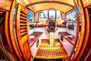 Posezení v ubytování Zeilschip Lucia