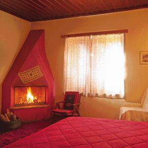 Postel nebo postele na pokoji v ubytování Hotel Galaxias