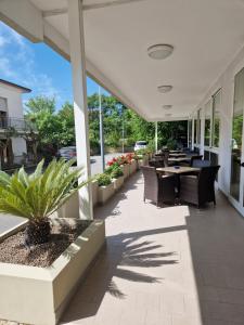 Balkón nebo terasa v ubytování Hotel Grado