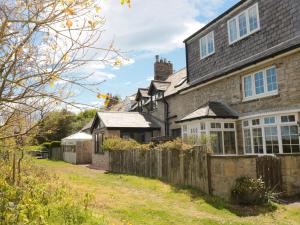 Bygningen som feriehuset ligger i