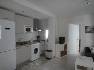 Kuchyňa alebo kuchynka v ubytovaní apartment in Seville city centre
