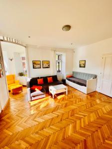 Posezení v ubytování Villa Traun