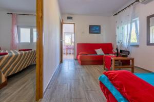 Posteľ alebo postele v izbe v ubytovaní Apartments Pool