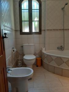 Kúpeľňa v ubytovaní La Capilla (casa destinada solo a familias)
