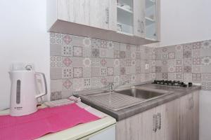 Kuchyň nebo kuchyňský kout v ubytování Apartments Vlado i Vesna