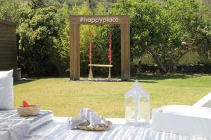 Zahrada ubytování Ow Andros Luxury Suites