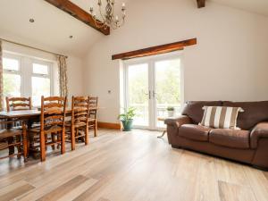 A seating area at Batty Hole Farm