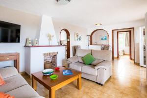 Χώρος καθιστικού στο Villa Sol y Sombra