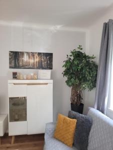 Kuchnia lub aneks kuchenny w obiekcie FAMILY APARTMENT LINZ Wohnen mit Garten am Fusse des Pöstlingbergs TOP LAGE Villenviertel