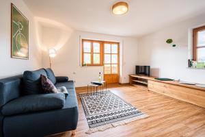 TV a/nebo společenská místnost v ubytování Ferienwohnung Brunnäcker