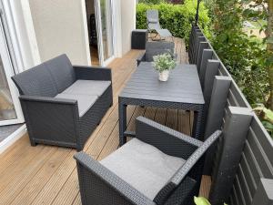 Posezení v ubytování Ferienwohnungen Scheuring Fewo Fritz