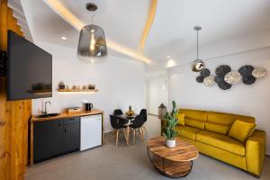 Kuchyň nebo kuchyňský kout v ubytování Alizea Villas & Suites