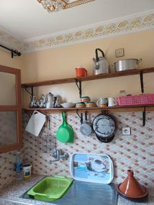 Cuina o zona de cuina de Dar rachid ouzoud