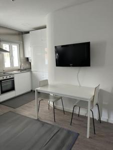 TV a/nebo společenská místnost v ubytování Casa Mar Azul