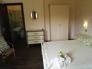 A bed or beds in a room at Villa Rosada