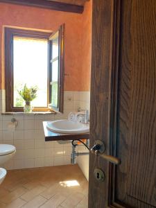 Kúpeľňa v ubytovaní Agriturismo Monte Gusciani