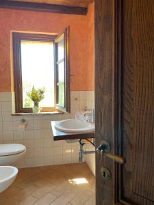 Kúpeľňa v ubytovaní Agriturismo Monte Gusciani