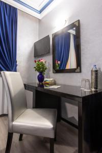 TV a/nebo společenská místnost v ubytování Hotel Meriem Marrakech