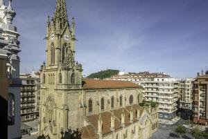 Nespecifikovaný výhled na destinaci San Sebastián nebo výhled na město při pohledu z apartmánu