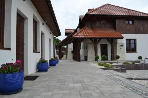 Budova, kde se aparthotel nachází