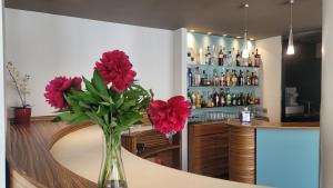 Lounge nebo bar v ubytování Hotel Europa Belluno