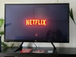Telewizja i/lub zestaw kina domowego w obiekcie Cristinas Palace