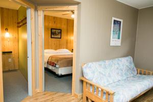 Postel nebo postele na pokoji v ubytování Lone Star Motel