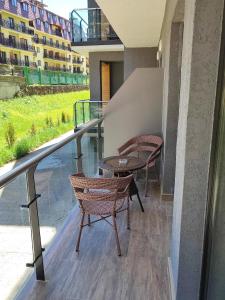 Balcone o terrazza di Krystal Resort Apartment A108