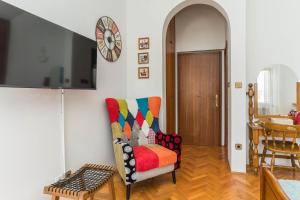 TV a/nebo společenská místnost v ubytování Villa Lukas