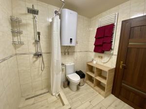 Ванна кімната в Готель Довбуш