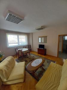 a living room with a couch and a table at Apartment Aida in Visoko