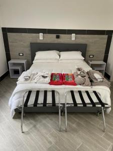 Postel nebo postele na pokoji v ubytování LA CASA DELLE FATE-Area Marina Protetta
