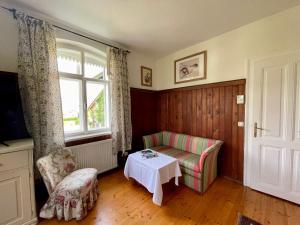 Llit o llits en una habitació de Cottage am Attersee